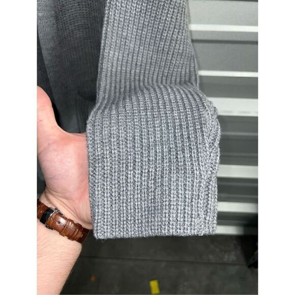 The Beach People Gray Knit Open Cardigan Size M/L - Picture 6 of 10